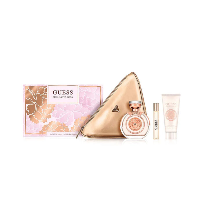 Guess Bella Vita Rosa For Women Eau de Parfum 100ml + 15ml + Body Lotion + Pouch 4 Piece Set