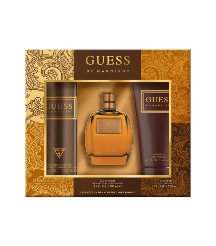 GUESS BY MARCIANO (M) SET EDT 100ML + SG 200ML + BODY SPRAY 226ML