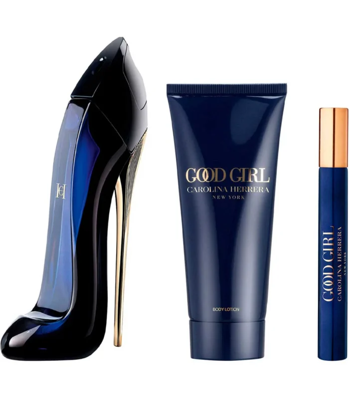 Carolina Herrera Good Girl Gift Set for Women – Eau de Parfum 80 ml + Body Lotion 100 ml + EDP 10 ml